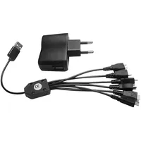 Midland Albrecht Netzteil 6-faches USB-Ladekabel für ATR 100/200/TelMe/Multicom 29930