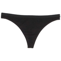 Icebreaker Siren Merino Tanga - Black / Black -