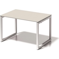 BISLEY Schreibtisch, 740 mm höhenfixes O-Gestell, Metall, Mp355 Dekor