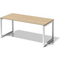 BISLEY Cito Schreibtisch, 740 mm höhenfixes O-Gestell, Metall, Mp396
