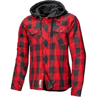 Held Lumberjack II Hemd/Textiljacke - Schwarz/Rot - 6XL