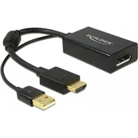 DeLock 62667 HDMI > DisplayPort 1.2 Buchse Schwarz