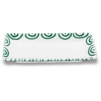 Gmundner Keramik Grüngeflammt, Snackschale (22x11cm)