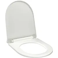 VidaXL Toilettensitz mit Absenkautomatik und Quick-Release Weiß