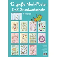 Verlag an der Ruhr GmbH 12 große Merk-Poster DaZ-Grundwortschatz