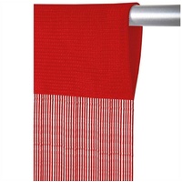 Arsvita Fadenvorhang Prince 90x250 cm rot - kirschrot)