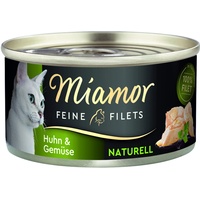 Miamor Feine Filets Naturell Huhn & Gemüse 24 x