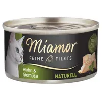 Miamor Feine Filets Naturell Huhn & Gemüse 24 x