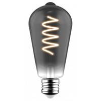 Blulaxa LED-Lampe E27, 5 Watt (15W), Edison, Rauchglas