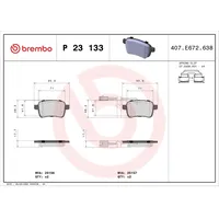 Brembo Bremsbelagsatz, Scheibenbremse PRIME LINE