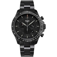 TRASER H3 109466 P67 Officer Chronograph Black Steel 46mm