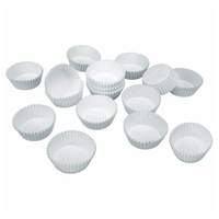Städter Papierbackförmchen Mini weiß