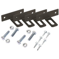 Polbram T-Verbinder für Zaunfeld 4 Stück, RAL-Farbe 7016