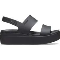Crocs Brooklyn Low Wedge Sandalen Black/Black, 39/40