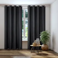 Kutti Dimout Ösen 140 x 175 cm anthrazit