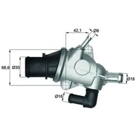 Mahle Thermostat Kühlmittel MAHLE TI 125 88 Fiat Stilo