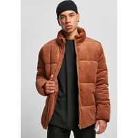 URBAN CLASSICS Boxy Corduroy Puffer Jacke Orange S