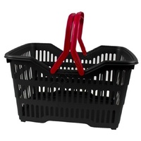 HRB Einkaufskorb 716333, schwarz, 40 x 28 x 23cm