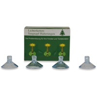 IDENA 20 Saugnapf-Halterungen für Lichterketten