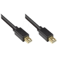 Good Connections Anschlusskabel Mini DisplayPort 1.2, Stecker beidseitig, vergoldet,