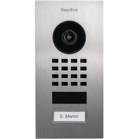 DoorBird IP-Video-Türstation D1101V UP 423866799 silber