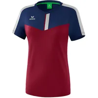 Erima Squad Funktionsshirt Damen new navy/bordeaux/silver grey 38