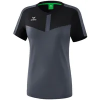 Erima Squad T-Shirt Schwarz/Slate Grey 42