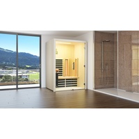 InfraWorld Infrarotkabine TrioSol Glas 145 Espe VG inkl. 5-teiligem