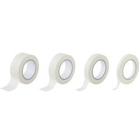 TOOLCRAFT 93038c192 93038c192 Kreppband-Set Weiß 4 St.