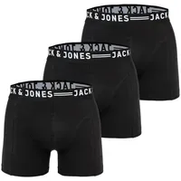 JACK & JONES Trunks schwarz/weiß L 3er Pack
