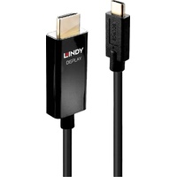 LINDY 43292 2 m USB Typ-A HDMI Schwarz