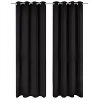 Blumtal Verdunklungsvorhänge 2er Set - Thermovorhang Hitzeschutz - Vorhang