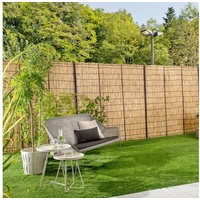 Powertec Sichtschutzmatte Sendai 180 x 180 cm natur 05861
