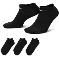 Nike Everyday Lightweight No-Show-Trainingssocken Black/White 34-38