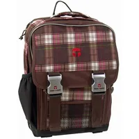 TAKE IT EASY Mailand Plaid braun/pink