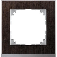 Merten Decor-Rahmen 1-fach Wenge/aluminium MEG4010-3671