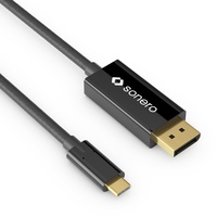 Sonero USB-C auf DP Kabel, - 1,50m - schwarz