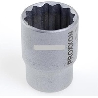 PROXXON 1/2"-Vielzahn-Steckschlüsseleinsatz 12-kant. - 21 mm