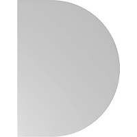 Hammerbacher Verbindungsplatte KA60 lichtgrau, halbrund 60,0 x 80,0 x