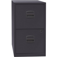 BISLEY Home PFA 2 Hängeregistraturschrank schwarz 2 Schubladen 41,3