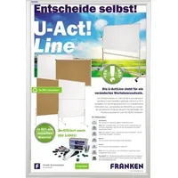 Franken Klapprahmen Security silber 62,5 x 87,2 cm