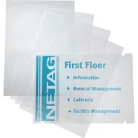 Durable Einsteckfolien für Türschilder CRYSTAL SIGN REFILL 29,7 x