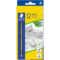 Staedtler Noris 183-HB Bleistifte HB schwarz/gelb, 12 St.