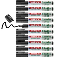 Edding 21 EcoLine Permanentmarker schwarz 1,5 - 3,0 mm,