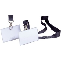 Durable Click Fold Namensschilder mit Textilband 9,0 x 5,4