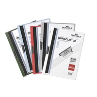 Durable 25 DURABLE Klemmhefter DURACLIP farbsortiert