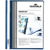 Durable 25 DURABLE Präsentationshefter DURAPLUS blau DIN A4 überbreit