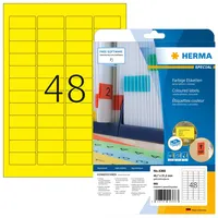 Herma Etiketten gelb 45,7 x 21,2 mm