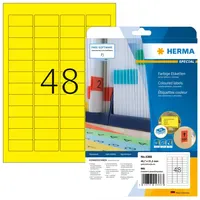 Herma Adressetiketten 4366 Gelb 45,7 x 21,2 mm 20