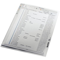 Leitz Sichthüllen 4005 Standard DIN A5 transparent genarbt 0,13